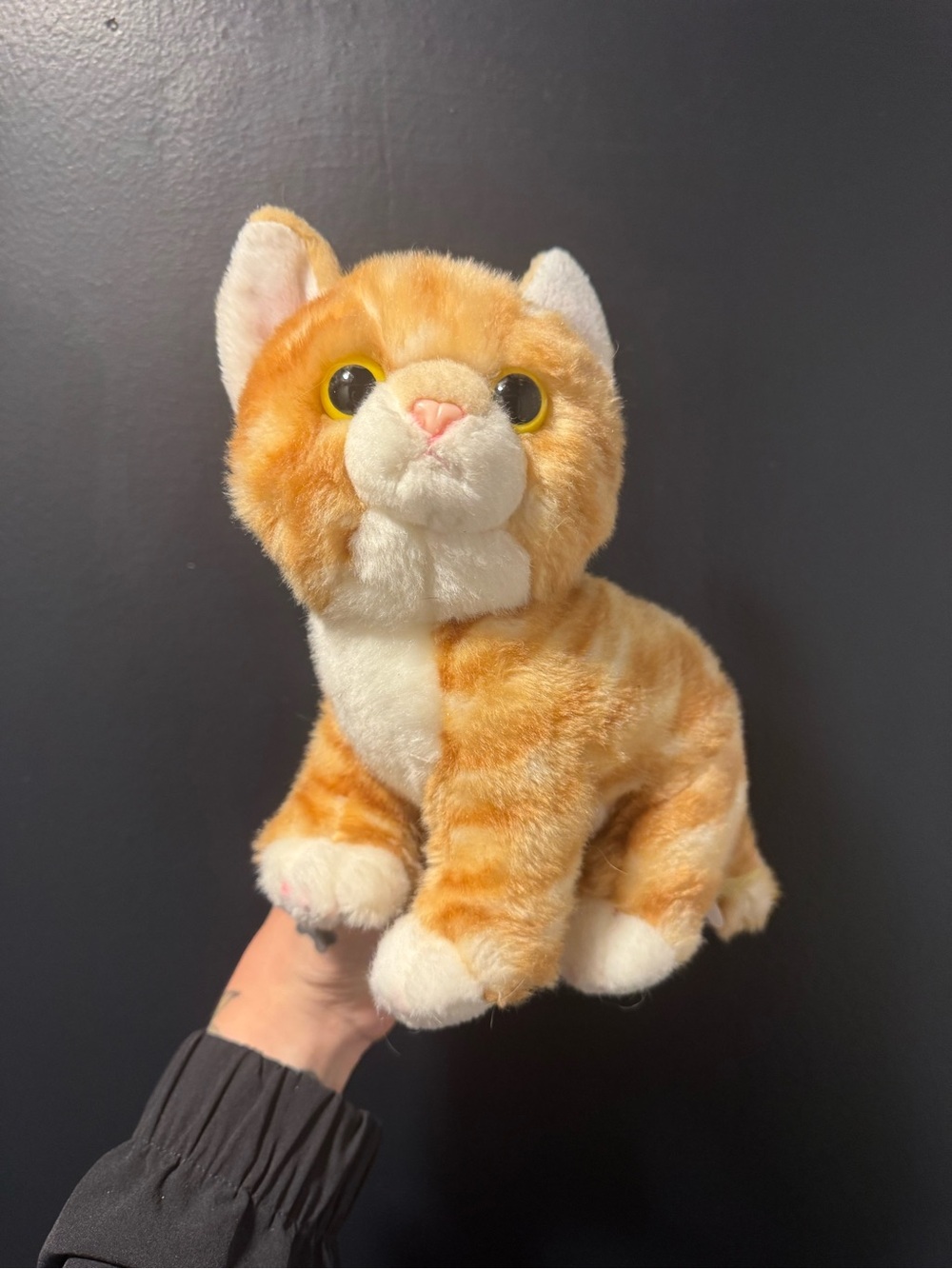 Aurora Miyoni Orange Tabby Cat Plush Realistic Stuffed Animal Ginger Kitten 10"